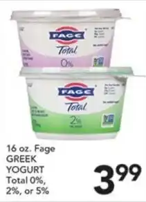 Pete's Fresh Market Fage greek yogurt offer