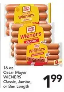 Pete's Fresh Market Oscar Mayer Wieners offer