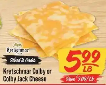 IGA Kretschmar Colby or Colby Jack Cheese offer
