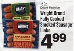 IGA Wright brand fully cooked smoked sausage links offer