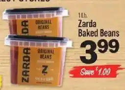 IGA Zarda baked beans offer