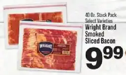IGA Wright Brand Smoked Sliced Bacon offer