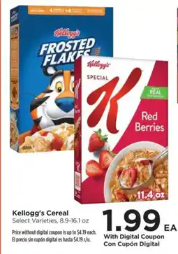 Food 4 Less Kellogg's cereal offer