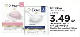 Food 4 Less Dove Soap offer