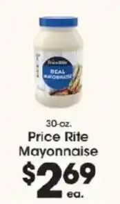 Price Rite Price Rite mayonnaise offer