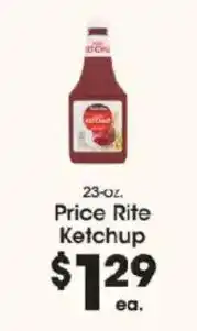 Price Rite Price Rite Ketchup offer