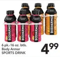 Pete's Fresh Market Body Armor sports drink offer