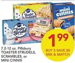 Pete's Fresh Market Pillsbury toaster strudels, scrambles, or mini cinnis offer