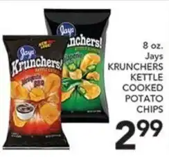 Pete's Fresh Market Jays Krunchers Kettle Cooked Potato Chips offer