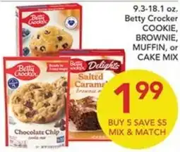 Pete's Fresh Market Betty Crocker cookie, brownie, muffin, or cake mix offer