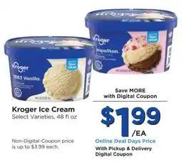 Food 4 Less Kroger ice cream offer