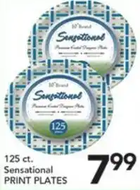 Pete's Fresh Market Sensational print plates offer
