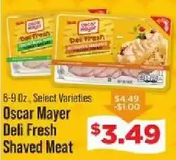 IGA Oscar Mayer Deli Fresh Shaved Meat offer
