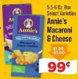IGA Annie's Macaroni & Cheese offer