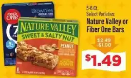 IGA Nature Valley or Fiber One Bars offer