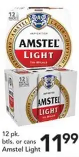 Pete's Fresh Market Amstel Light offer
