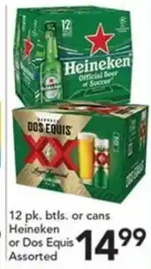 Pete's Fresh Market Heineken or Dos Equis Assorted offer