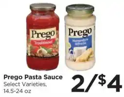 Food 4 Less Prego pasta sauce offer