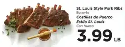Food 4 Less St. Louis Style Pork Ribs offer