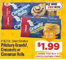 IGA Pillsbury Grands! Crescents or Cinnamon Rolls offer