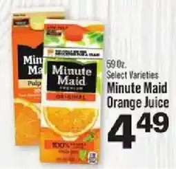 IGA Minute Maid Orange Juice offer