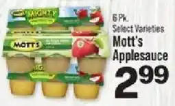 IGA Mott's Applesauce offer