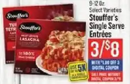 IGA Stouffer's Single Serve Entrées offer