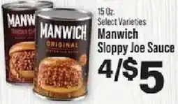 IGA Manwich sloppy joe sauce offer