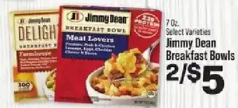 IGA Jimmy Dean Breakfast Bowls offer