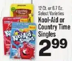 IGA Kool-Aid or Country Time Singles offer