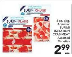 Pete's Fresh Market Aquamar surimi imitation crab meat offer