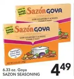 Pete's Fresh Market Goya sazon seasoning offer