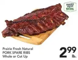 Pete's Fresh Market Prairie Fresh Natural Pork Spare Ribs offer
