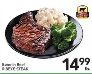 Pete's Fresh Market Bone-In Beef Ribeye Steak offer