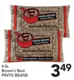 Pete's Fresh Market Brown's Best Pinto Beans offer