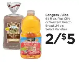 Food 4 Less Langers juice offer
