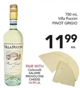 Pete's Fresh Market Villa Puccini Pinot Grigio offer