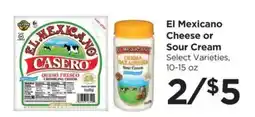 Food 4 Less El Mexicano cheese or sour cream offer