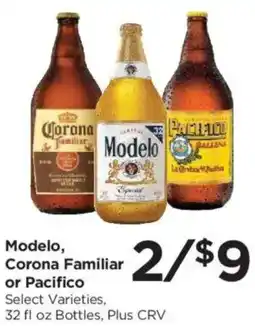 Food 4 Less Modelo, Corona Familiar or Pacifico offer