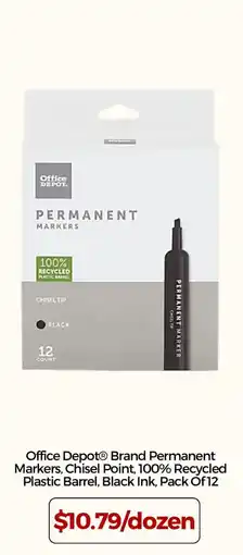 Office Depot Office Depot® Brand Permanent Markers offer