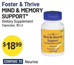 Health Mart Foster & Thrive Mind & Memory Support offer