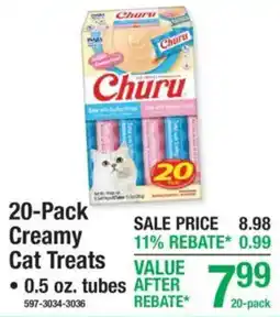 Menards Churu Creamy Cat Treats offer