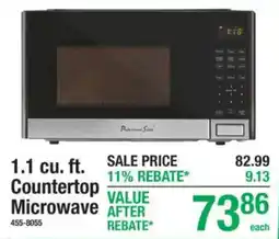 Menards Performance Series Countertop Microwave offer