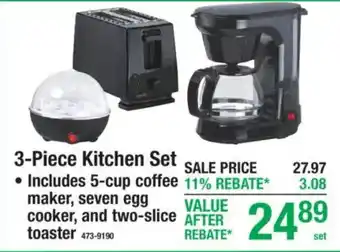 Menards 3-Piece Kitchen Set offer