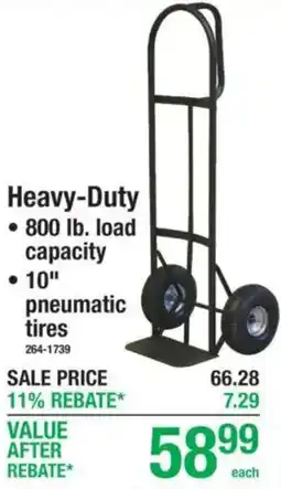 Menards Heavy-Duty hand truck offer