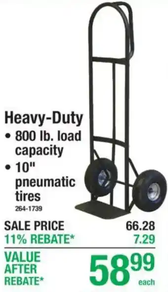 Menards Heavy-Duty hand truck offer