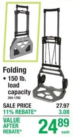 Menards Folding Platform Dolly offer