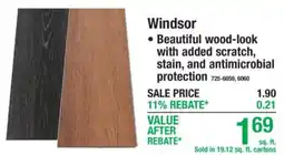 Menards Windsor offer