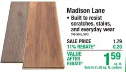 Menards Madison Lane offer