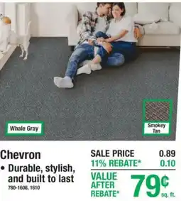 Menards Chevron offer